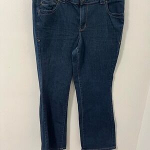 Lane Bryant Women's Jeans Distinctly‎ Boot size 18 Petite dark denim